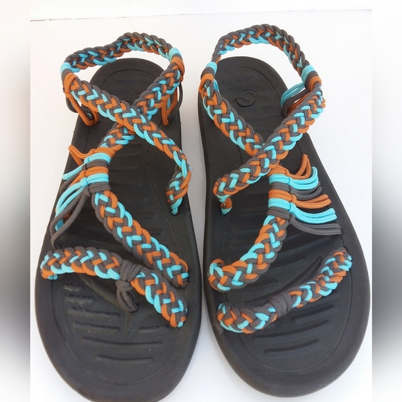 Braided Multicolor Sandals 41 - Picture 1 of 5